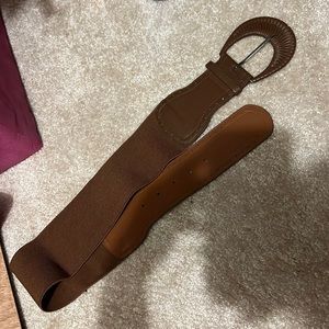 Thick brown belt